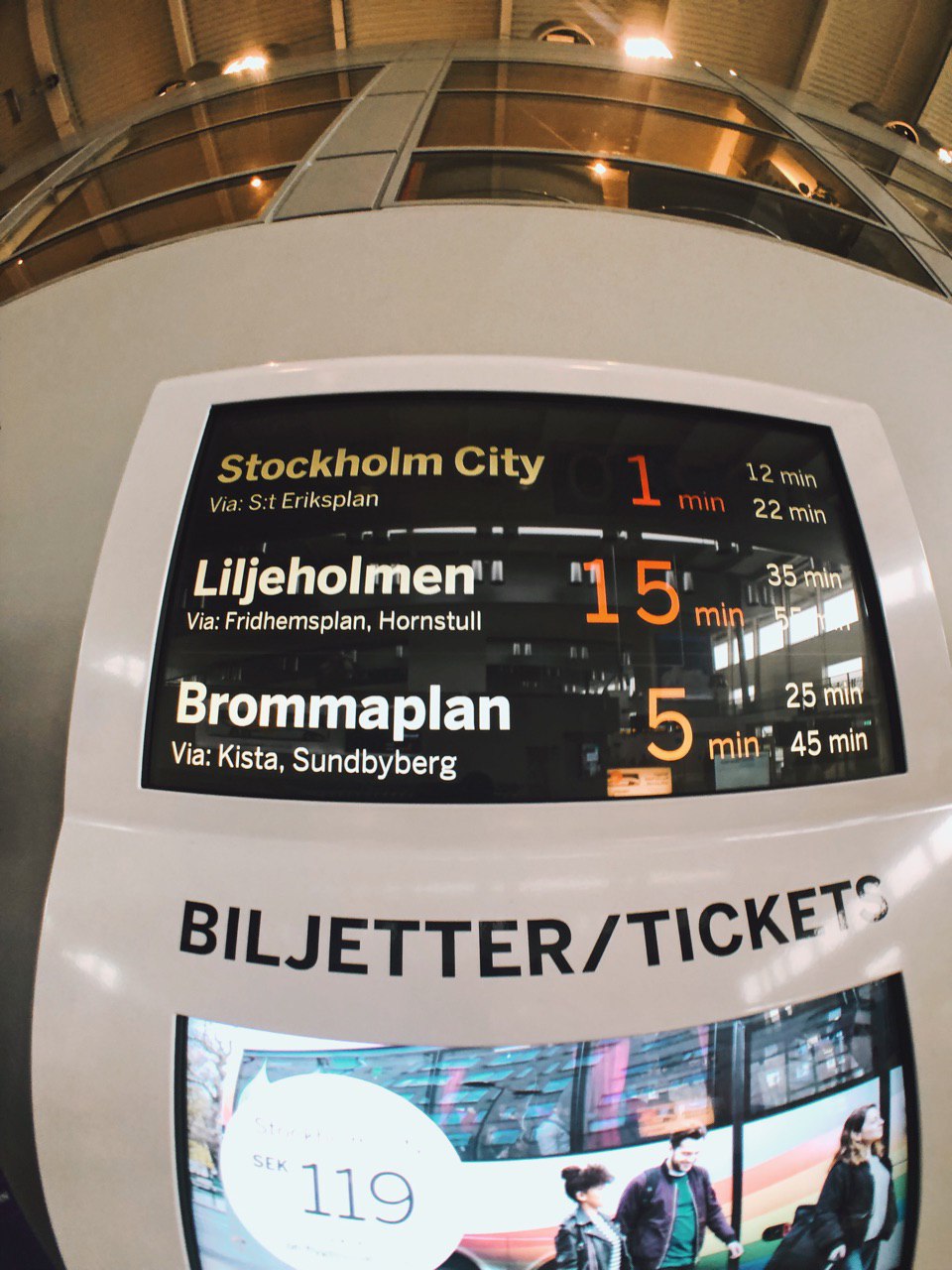 Tickets bus aeropuerto Arlanda a Estocolmo